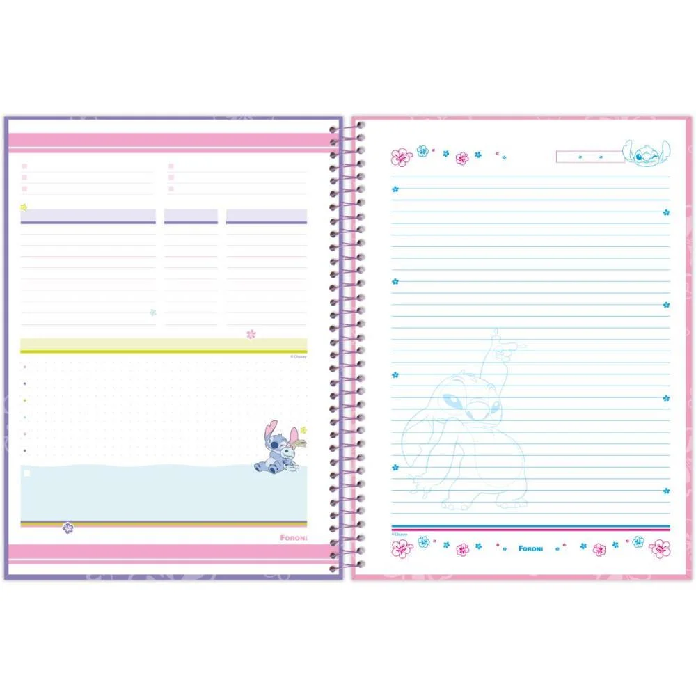 Caderno 01X1 Capa Dura Stitch  80F Foroni (Pct.c/04) - imagem 10