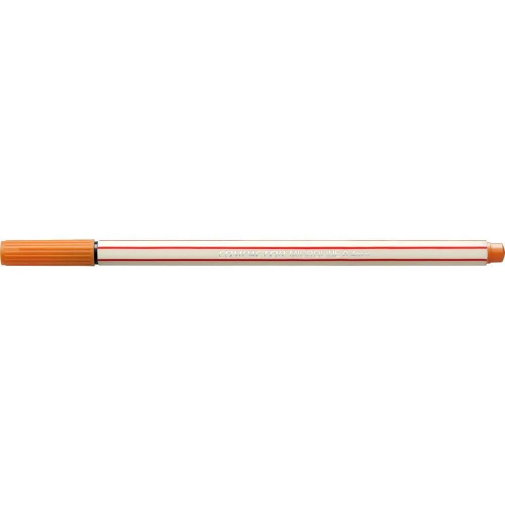 Caneta Com Ponta Porosa Microline 0,4Mm Laranja Compactor (Cx.c/12) - imagem 4