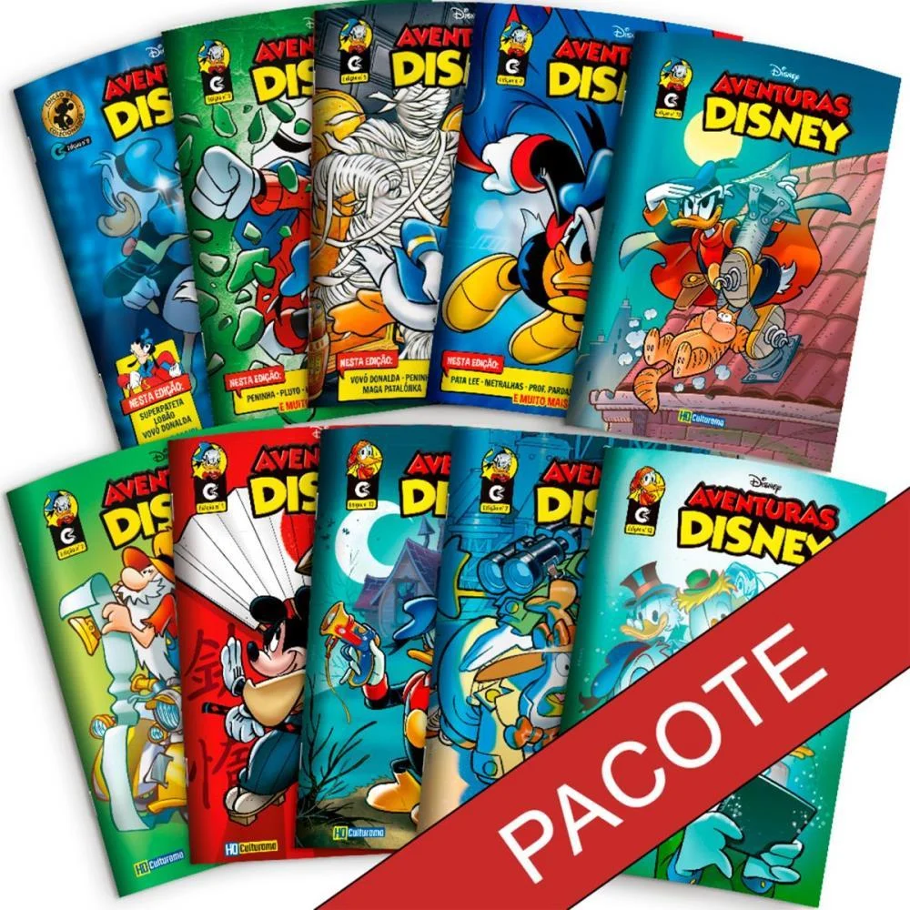 Gibi Disney (S) 64Pgs 13,5X19,5Cm Culturama (Pct.c/05) - imagem 2