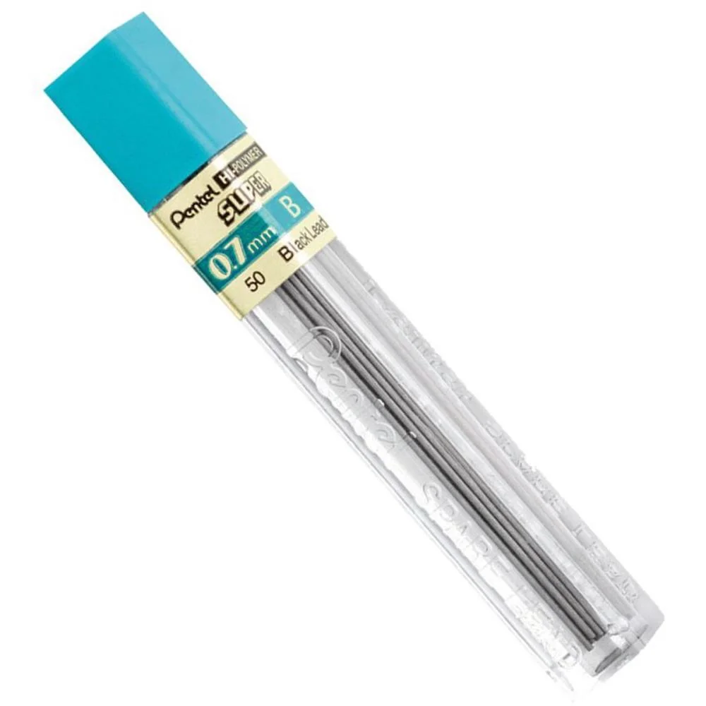 Grafite 0.7Mm B Hi Polymer Super 12Tbx12Min Pentel (Cx.c/12) - imagem 2