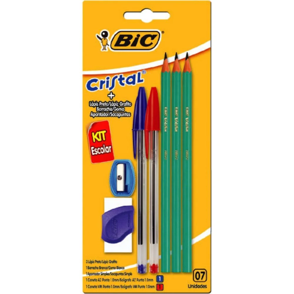Kit Escolar Bic Com 7 Pecas Bic (Blister) - imagem 3