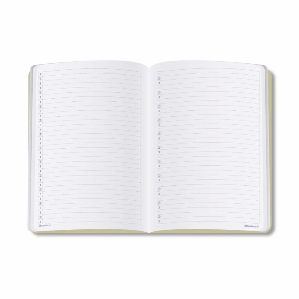Caderno Caligrafia Alibombom Verde Pauta 123 60Fl Romitec (Pct.c/05) - imagem 4