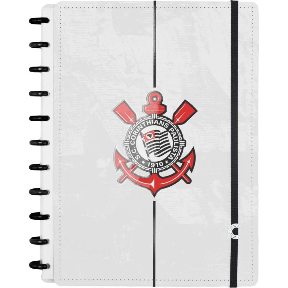 Caderno Inteligente Grande Corinthians Timão 80Fls 215X28 Caderno Inteligente (Unidade) - imagem 3