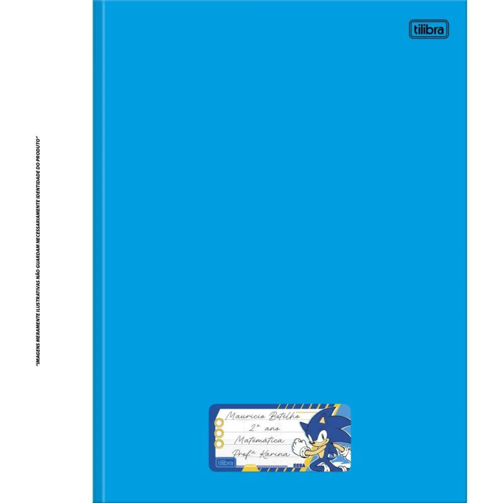 Etiqueta Escolar Decorada Sonic C/8Etiq. 100X208Mm Tilibra (Pct.c/10) - imagem 4