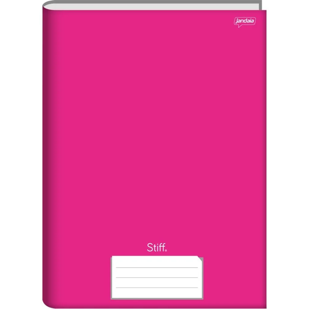 Caderno Brochurao Capa Dura Stiff 48Fls Univ. Rosa Jandaia (Pct.c/10) - imagem 2