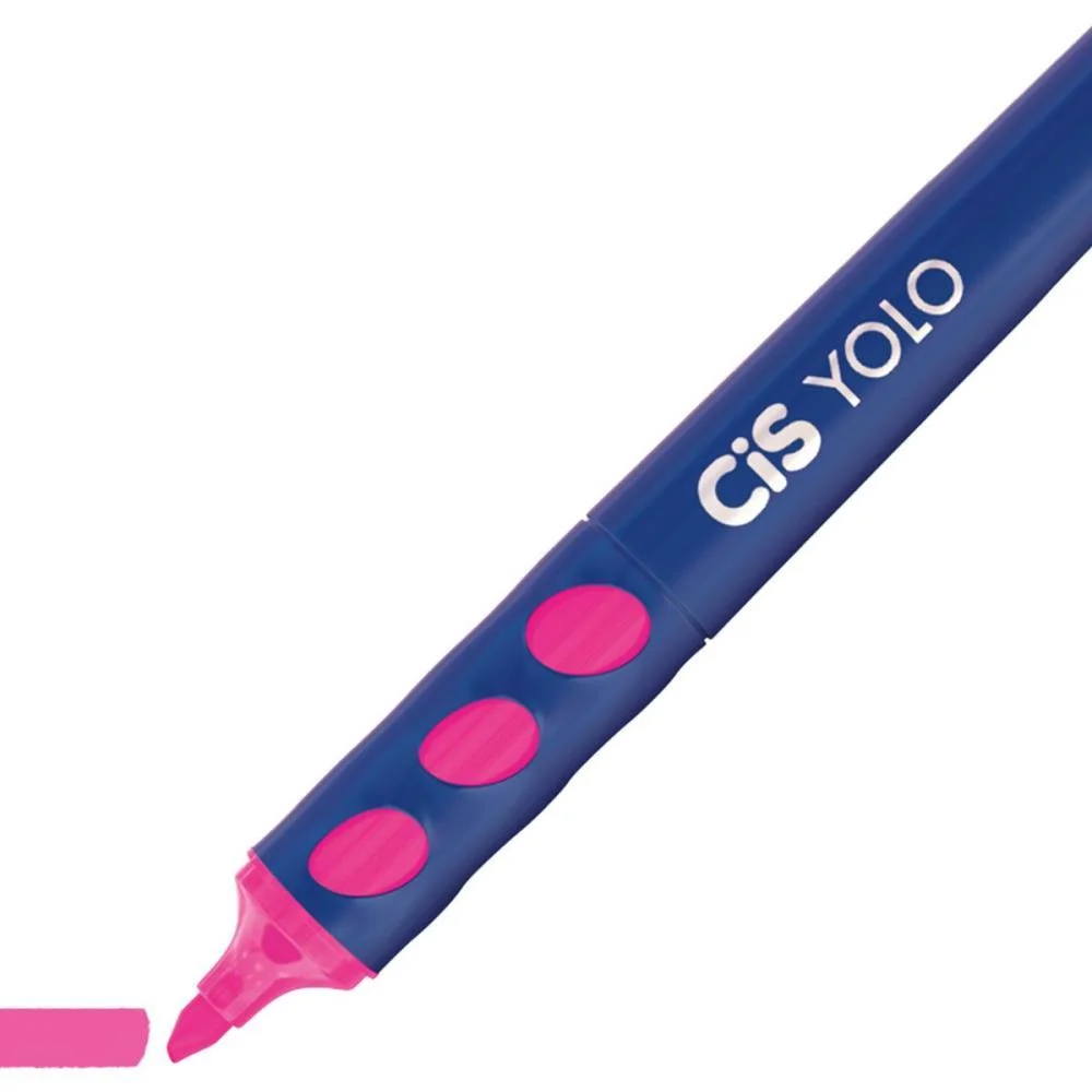 Caneta Marca Texto Cis Yolo 6 Cores Sertic (Dp.c/24) - imagem 5