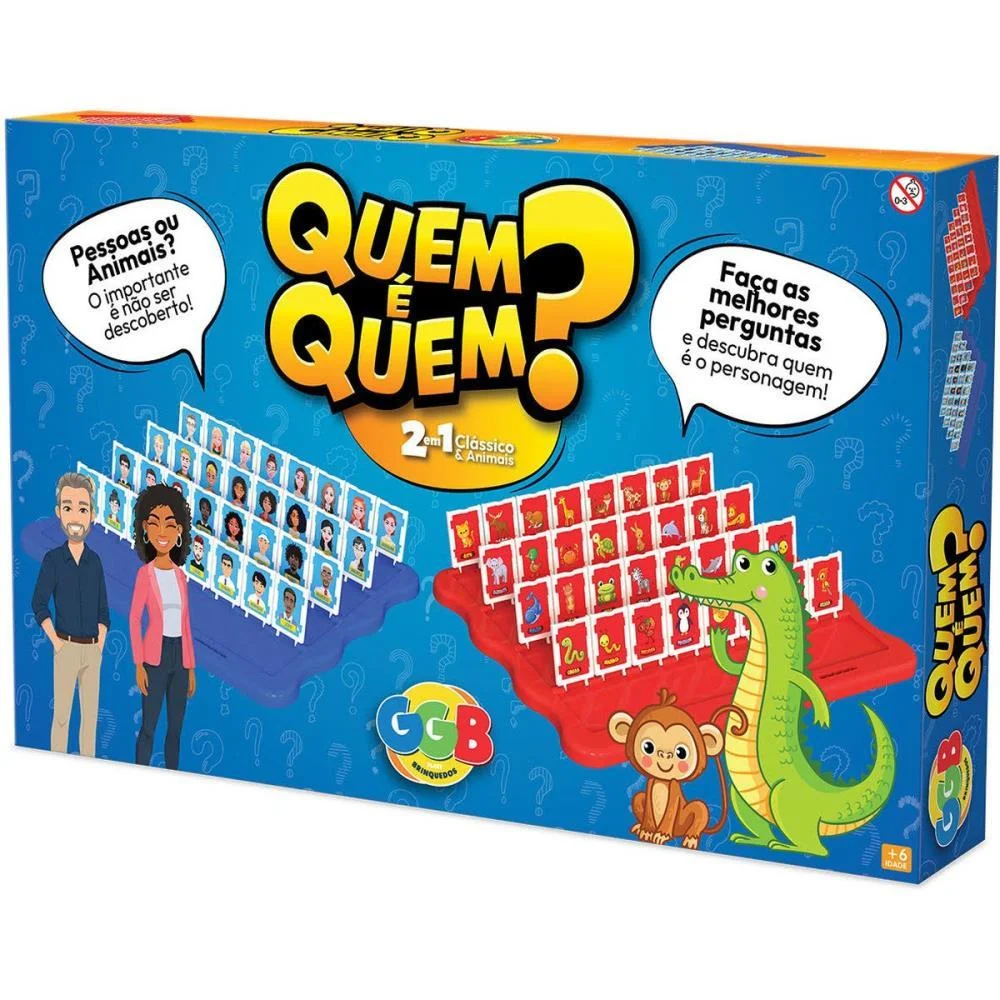 Jogo Diverso Quem E 2 Em 1 Ggb Plast (Unidade) - imagem 3