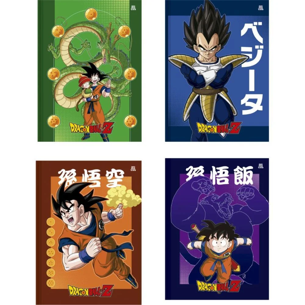 Caderno Brochurao Capa Dura Dragon Ball Z 80F Animativa (Pct.c/05) - imagem 2