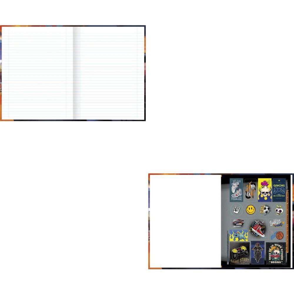 Caderno Brochurao Capa Dura X-Racing 80Fls. Tilibra (Pct.c/05) - imagem 3