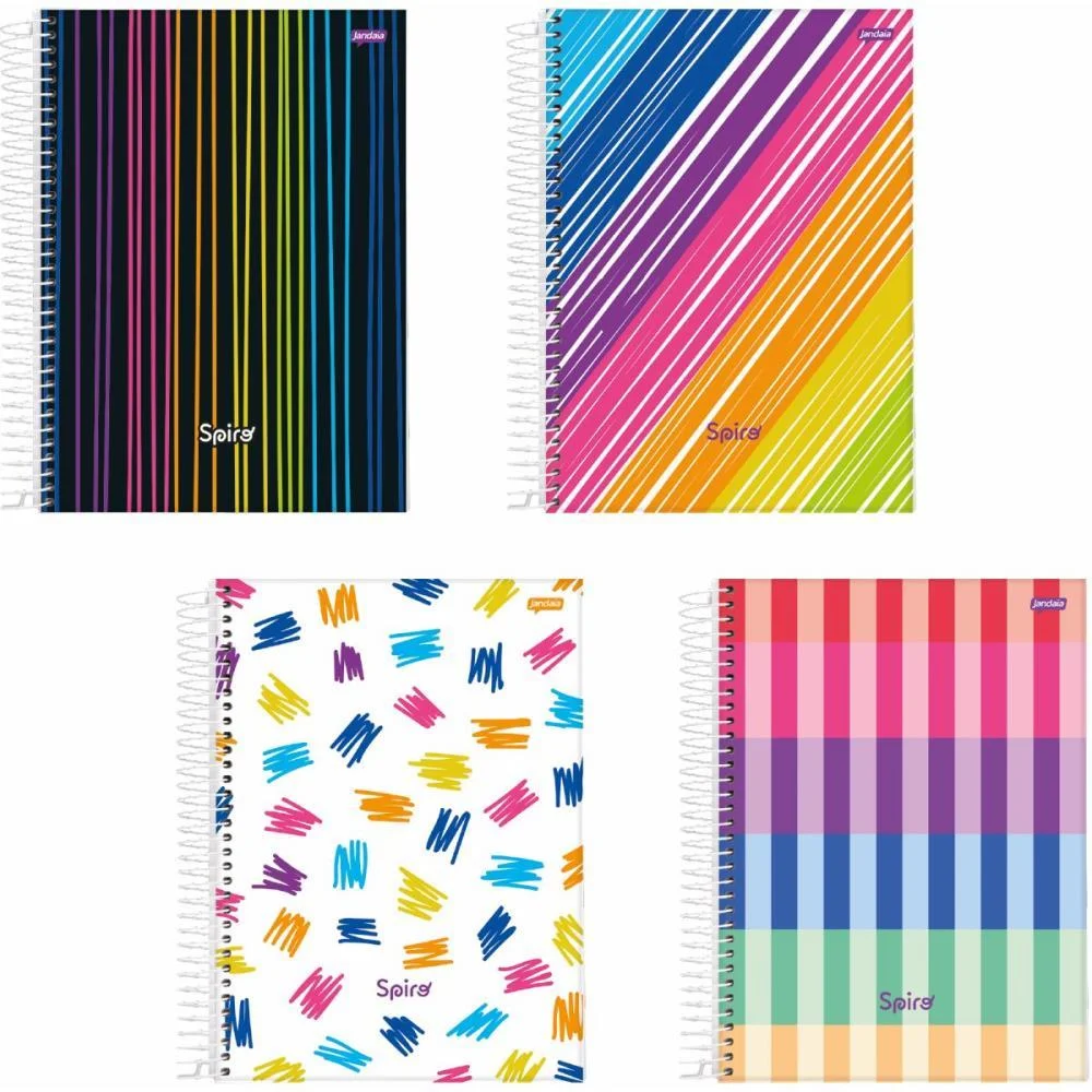 Caderno 10X1 Capa Dura Spiro 160Fls. I.a Jandaia (Pct.c/04) - imagem 2
