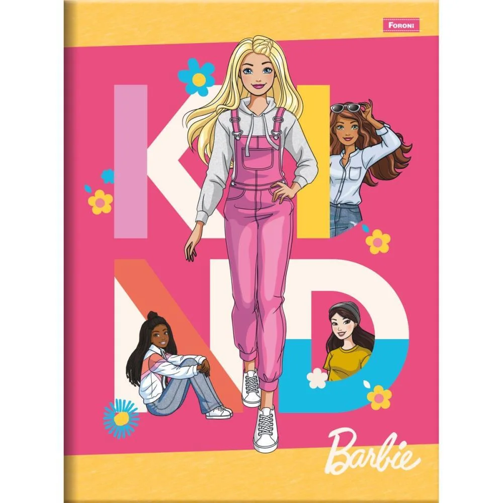 Caderno Brochurao Capa Dura Barbie 48F Foroni (Pct.c/05) - imagem 6