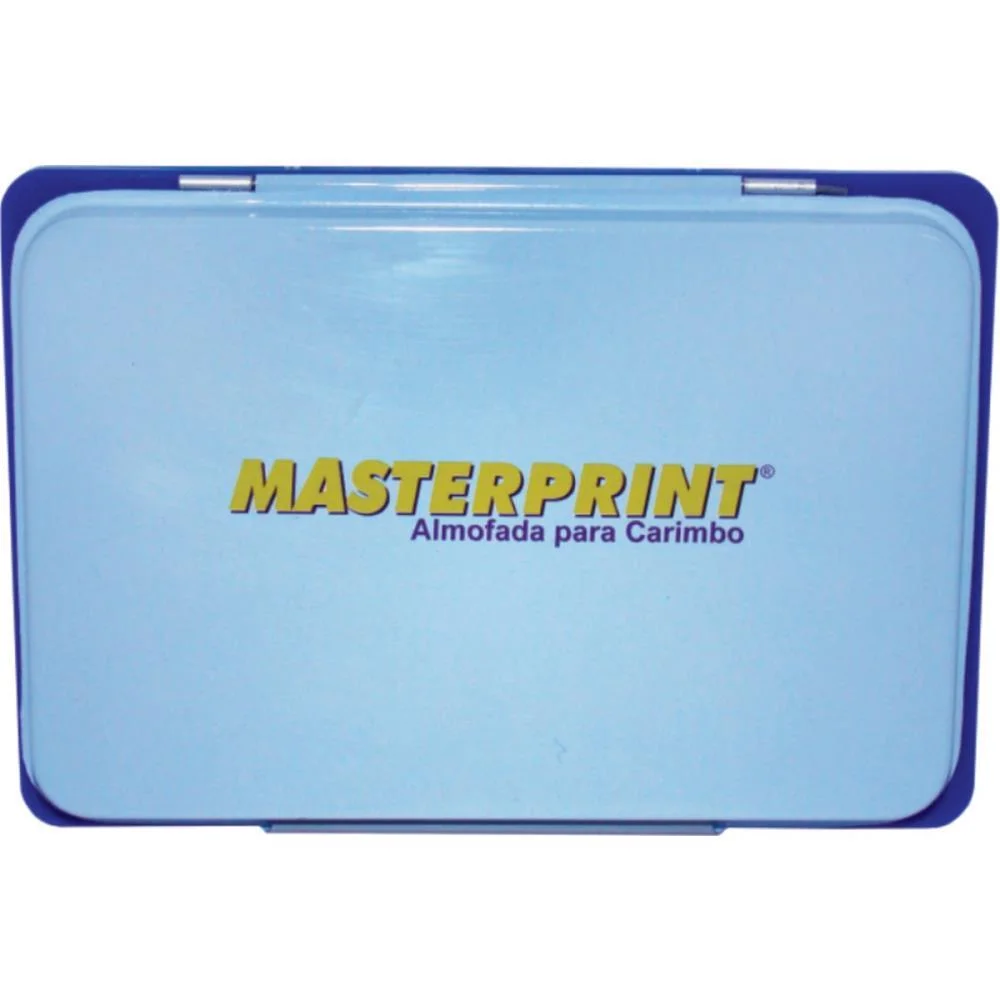 Almofada Carimbo N.3 Mp 772 Azul Tampa Metal Masterprint (Unidade) - imagem 3