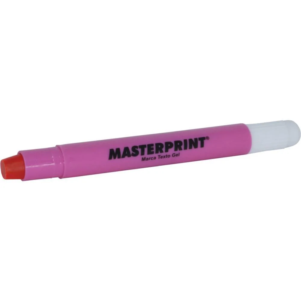 Caneta Marca Texto Gel Mp 613 Rosa Gel Masterprint (Cx.c/06) - imagem 5