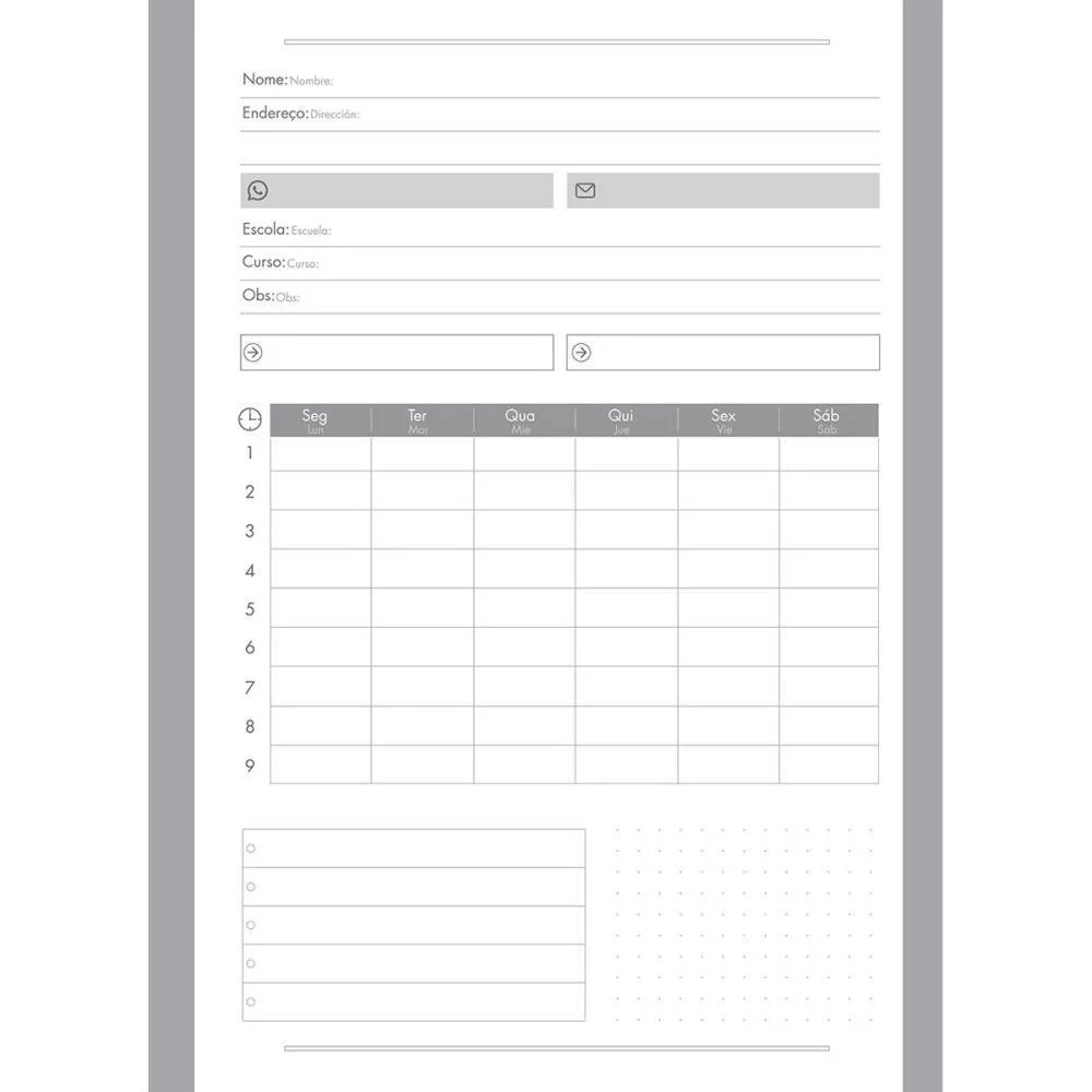 Caderno 15X1 Capa Dura Flow 240Fls. Jandaia (Pct.c/02) - imagem 8