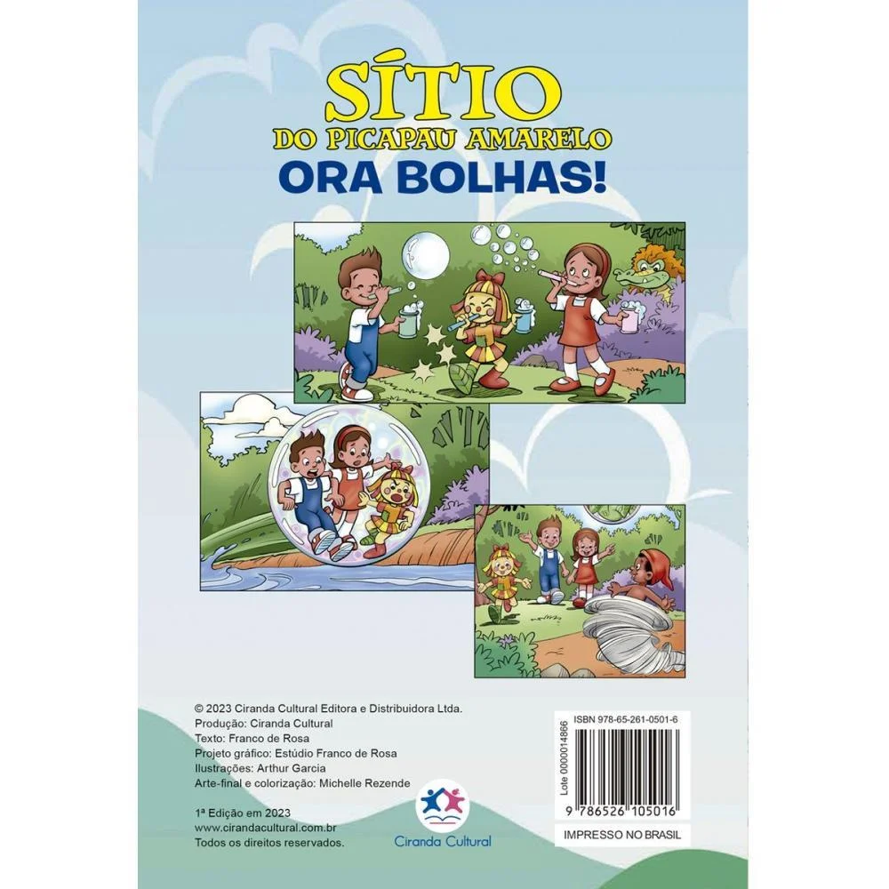 Gibi Sitio Do Picapau Amarelo 16Pgs Magic Kids (Unidade) - imagem 5