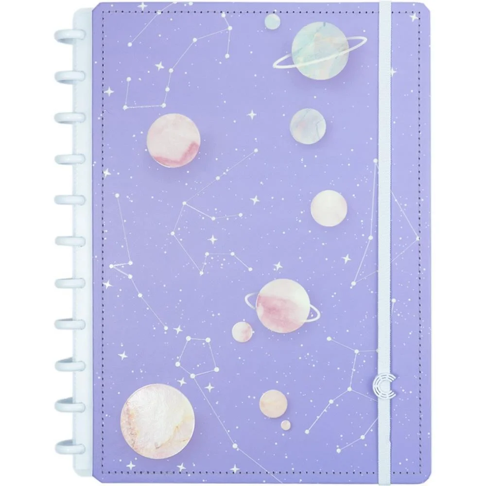 Caderno Inteligente Grande Purple Galaxy By Gocase 80Fls Caderno Inteligente (Unidade) - imagem 3