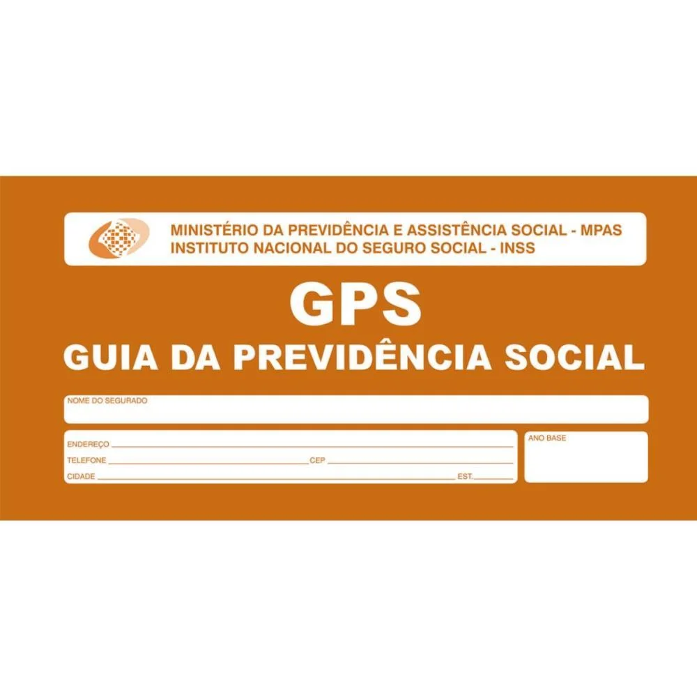 Impresso Previdencia Social Carne Gps 12X2 Vias 84X110Mm Animativa (Pct.c/10) - imagem 2