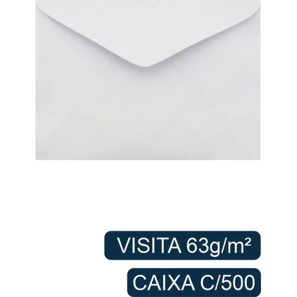 Envelope Visita 115X80Mm Branco 63G. Romitec (Cx.c/500) - imagem 2