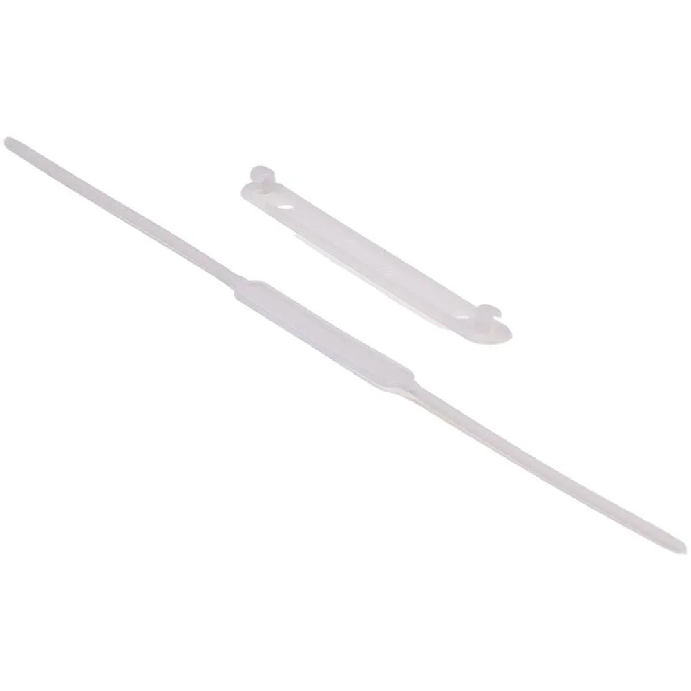 Grampo Trilho Plastico Estendido Até 600Fls. Branco Carbrink (Pct.c/50) - imagem 3