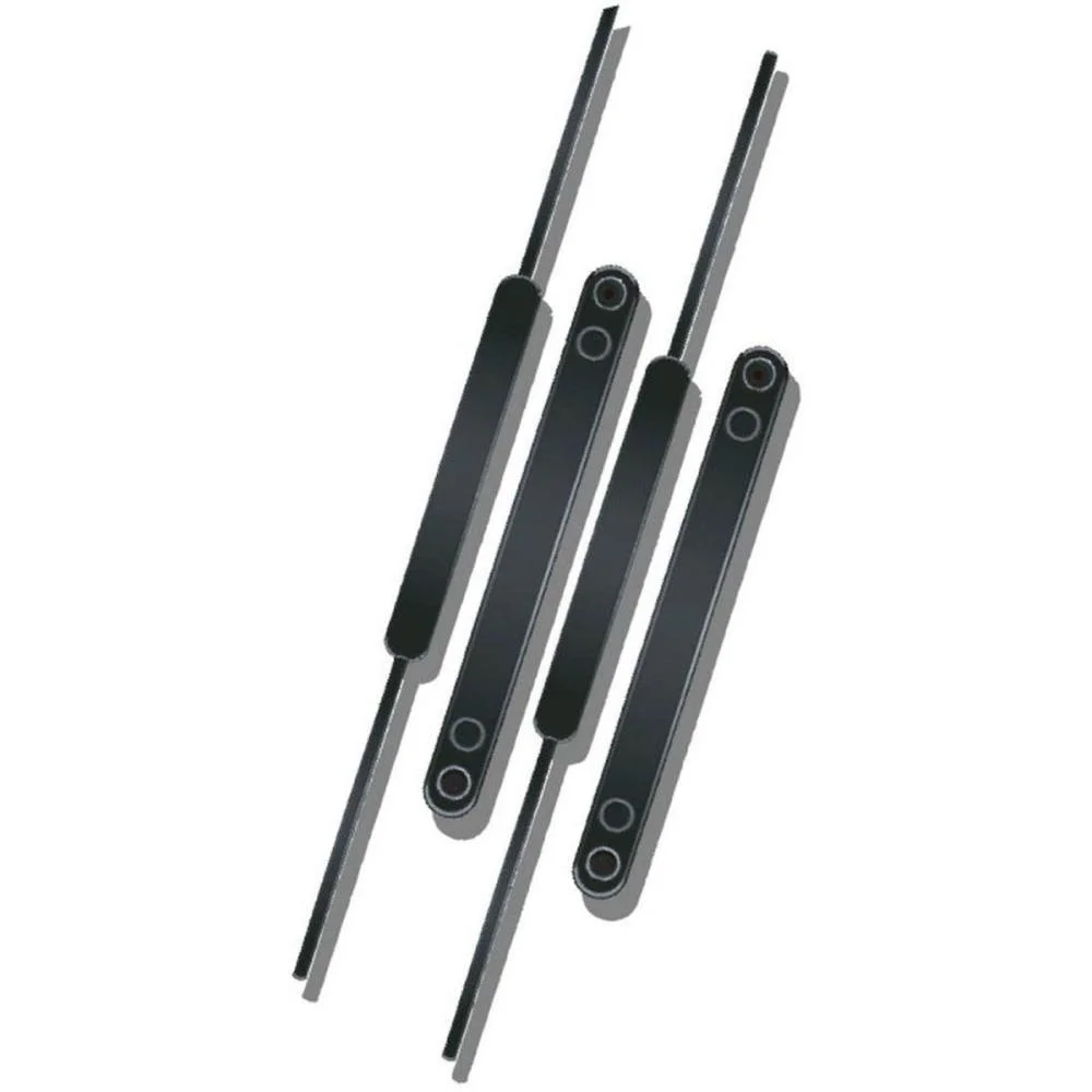 Grampo Trilho Plastico Pequeno Até 200Fls. Preto Carbrink (Pct.c/50) - imagem 3