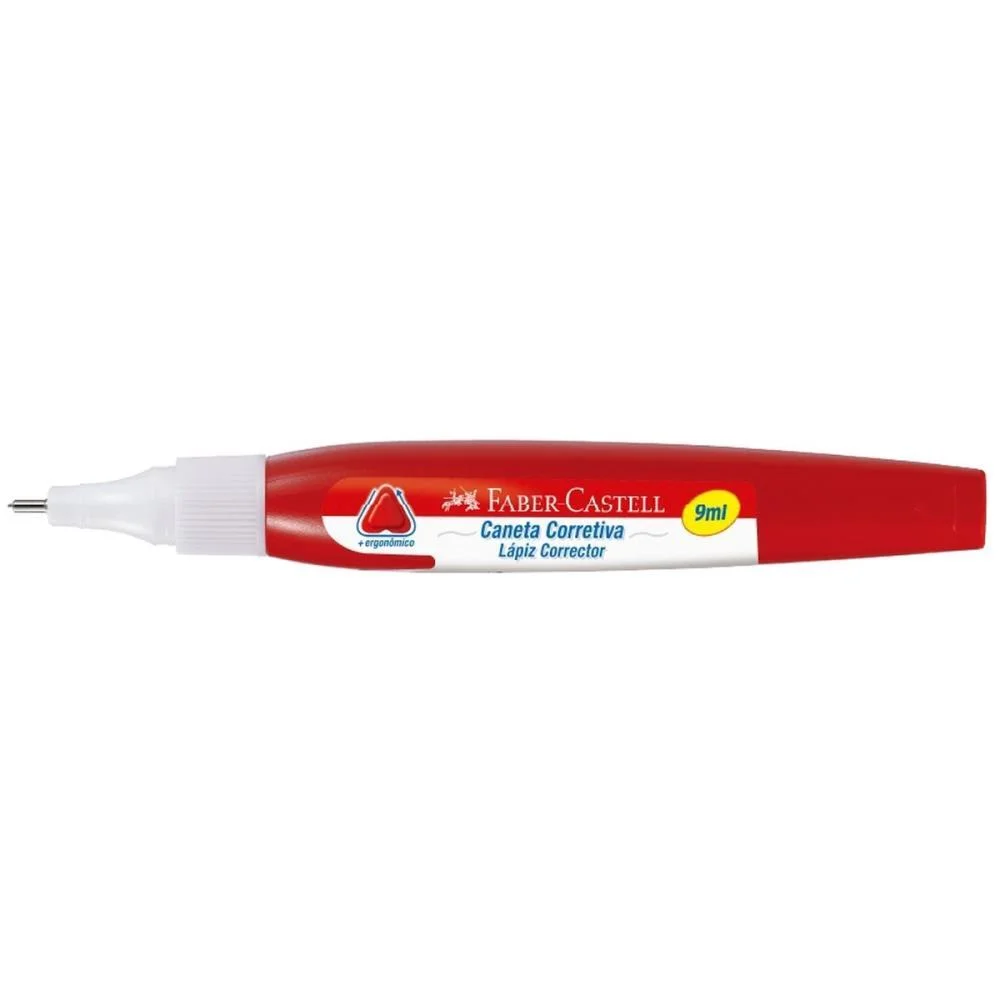 Caneta Corretiva 9Ml Ponta Metalica Faber-Castell C/ 12 Unidades - imagem 4