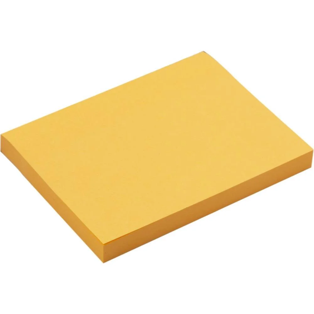 Bloco De Recado Autoadesivo 76X102Mm Laranja Neon 100Fls Maxprint (Unidade) - imagem 5