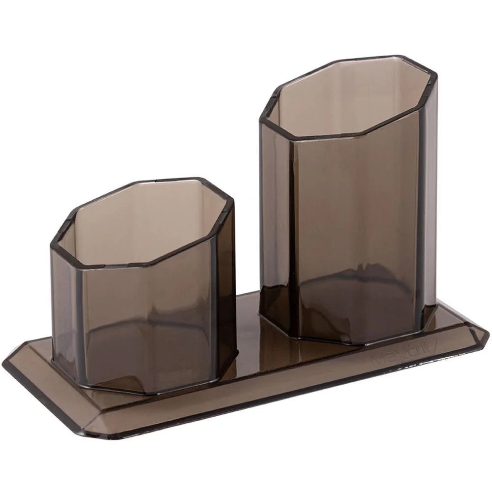 Acessorio Para Mesa Porta Caneta/Clips Fume Maxcril (Unidade) - imagem 3