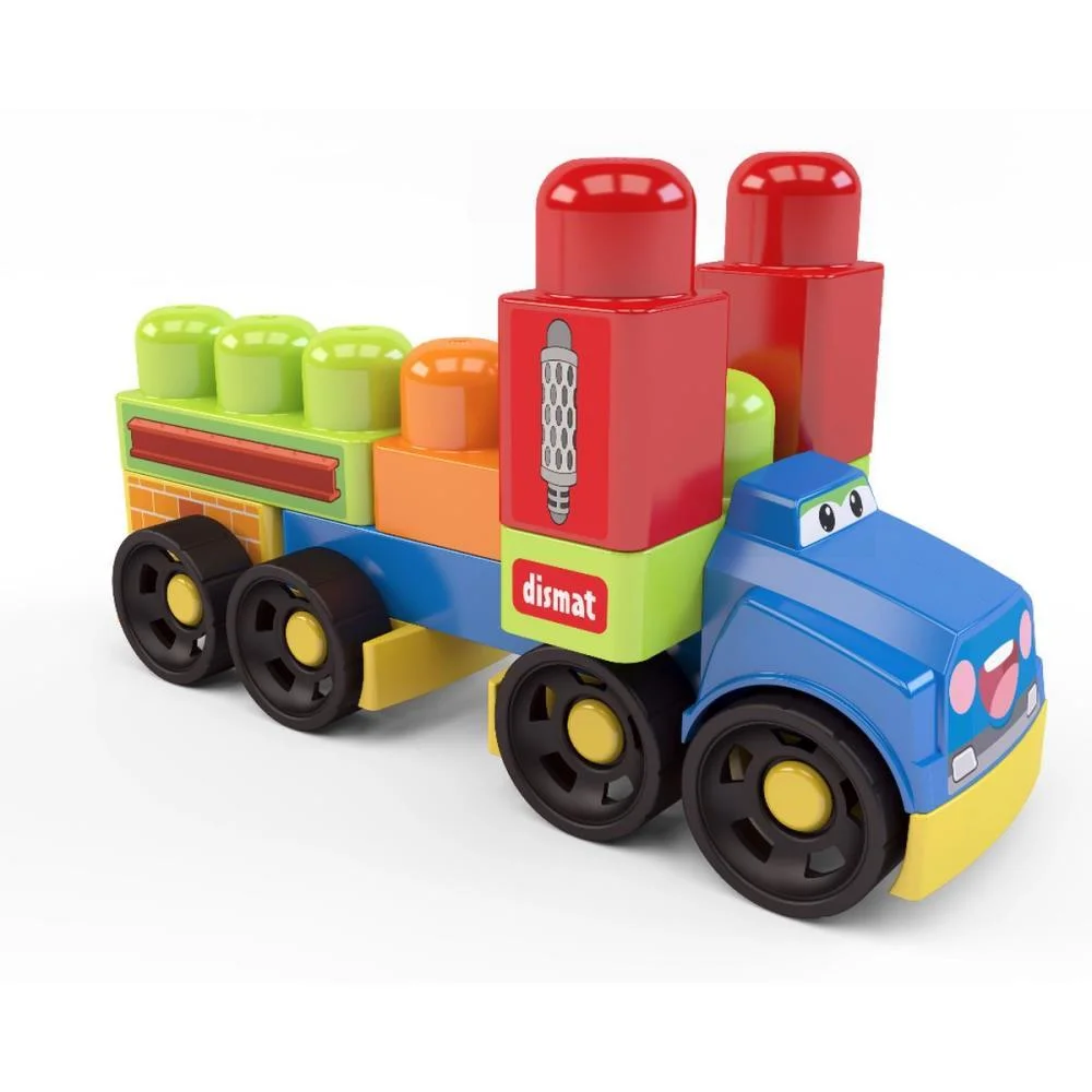 Brinquedo Para Montar Super Truck Da Blocolandia Dismat (Unidade) - imagem 3