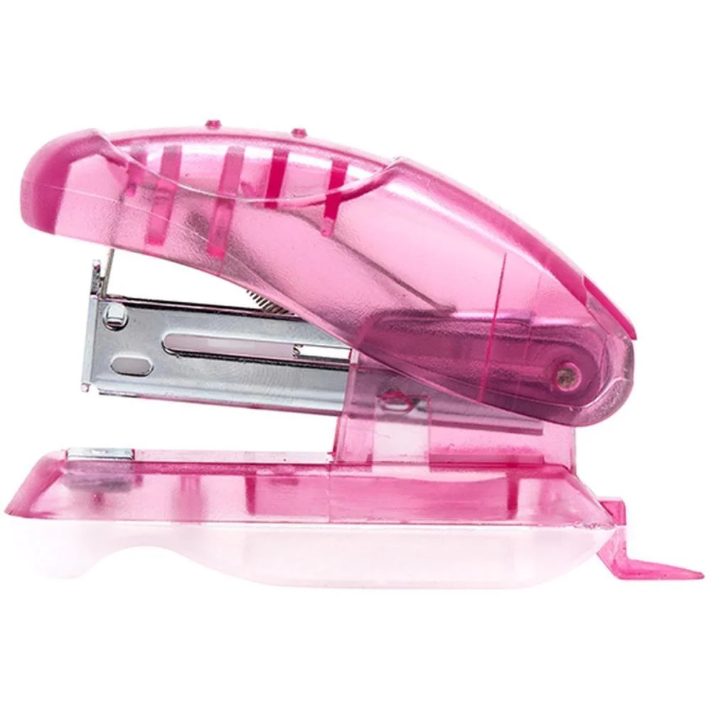 Grampeador Mini P/12Fls 6Cm Plast. Az/Vm/Am/Vd Brw (Dp.c/12) - imagem 5