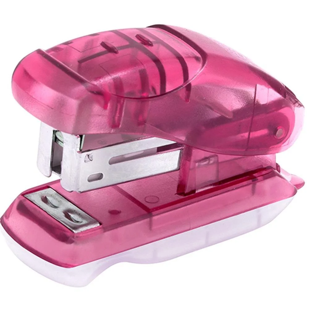 Grampeador Mini P/12Fls 6Cm Plast. Az/Vm/Am/Vd Brw (Dp.c/12) - imagem 7
