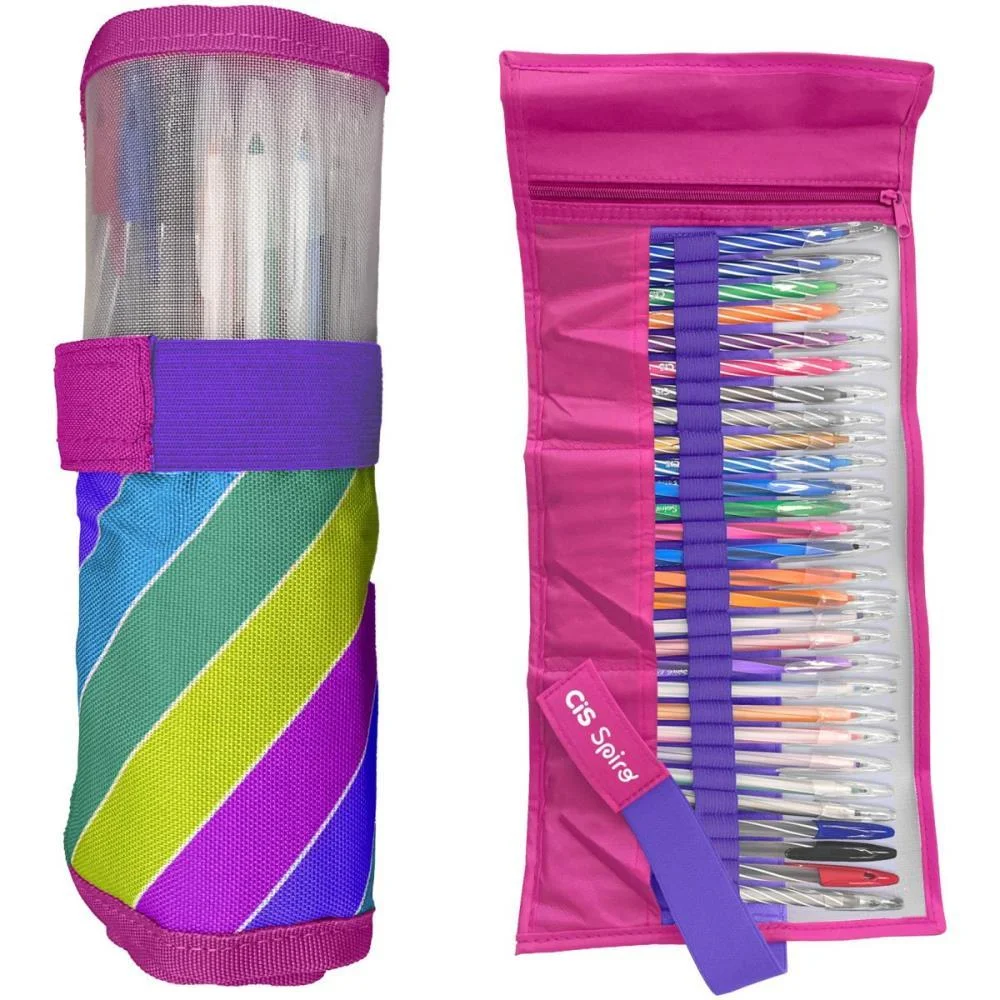 Caneta Esferografica Cis Spiro Rollerset Rs 29Cores Sertic (Estojo) - imagem 2