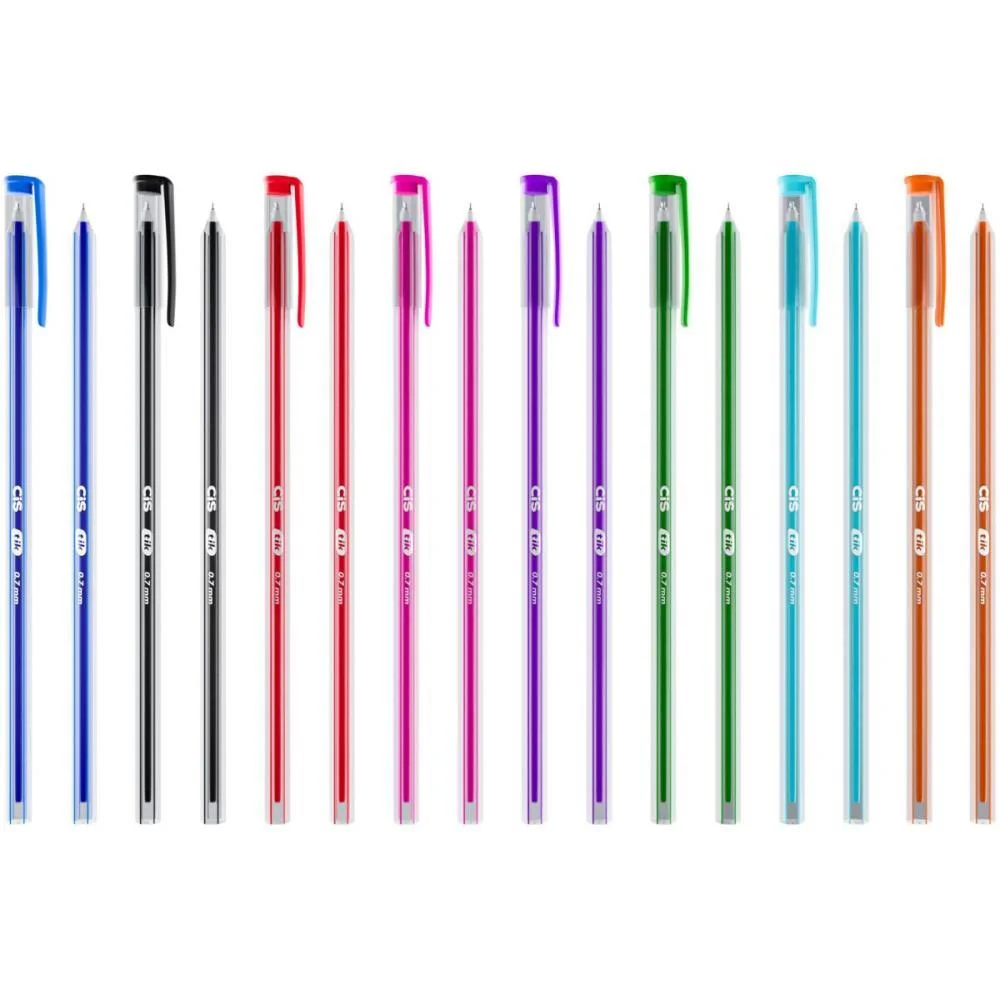Caneta Esferografica Cis Tik 0.7Mm Cores Sortidas Sertic (Pote-24) - imagem 4