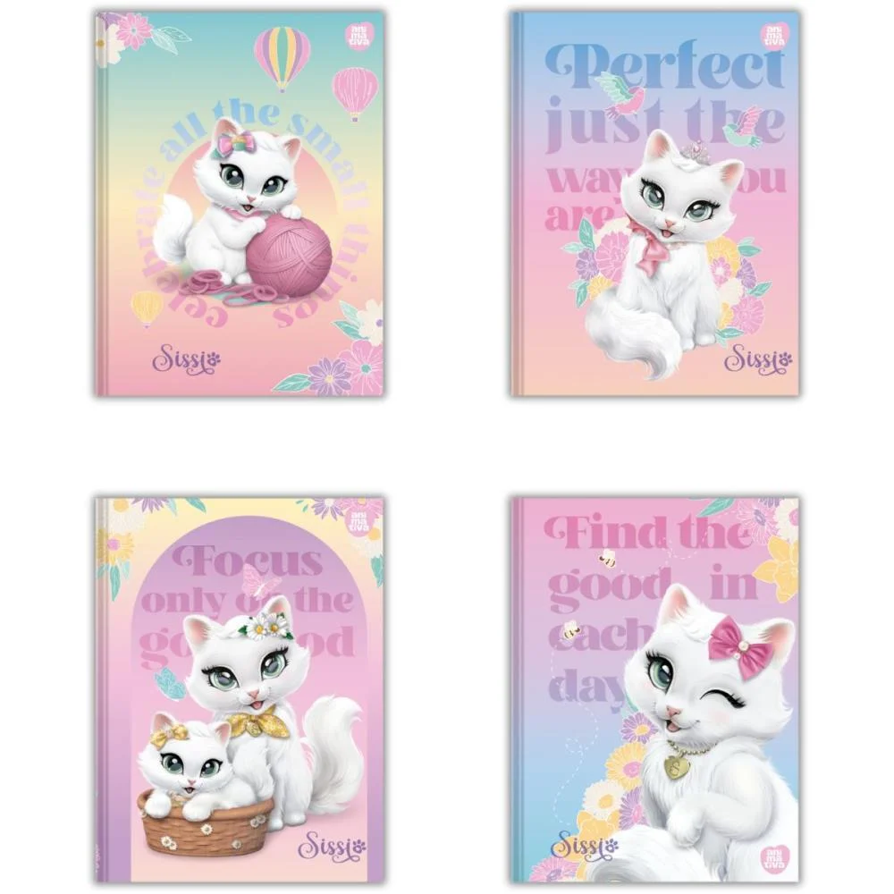 Agenda Permanente Sissi Baby 64F.120X160Mm Animativa (Pct.c/10) - imagem 2