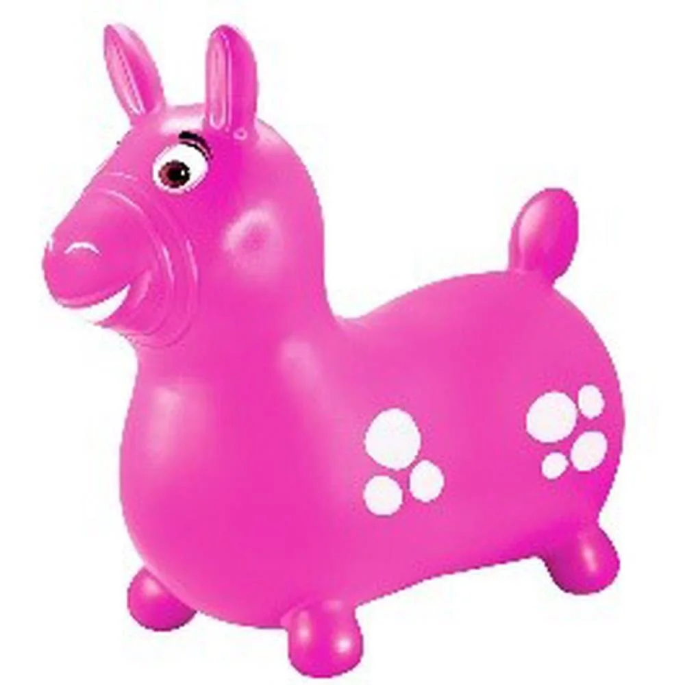 Cavalinho Infantil Vinil Rosa 52X51Cm Lider - imagem 2
