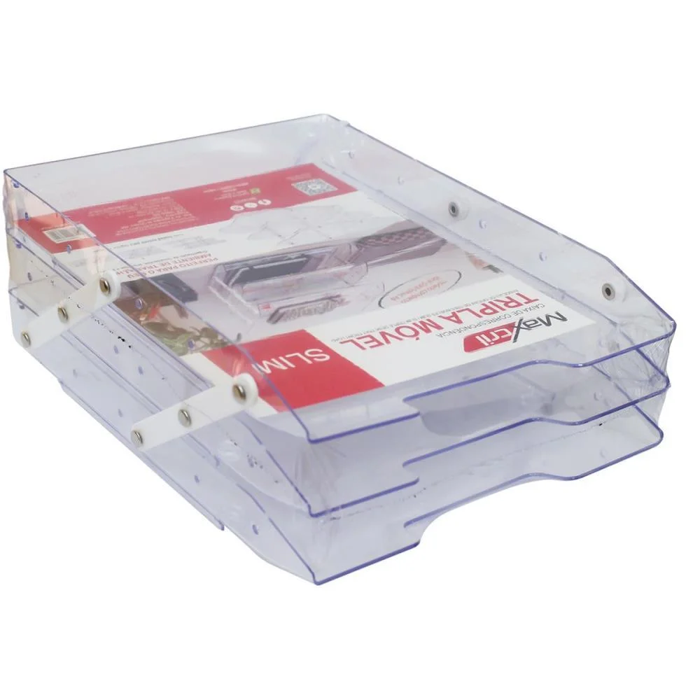 Caixa Correspondencia Tripla Slim Movel Cristal Selada Maxcril (Unidade) - imagem 7