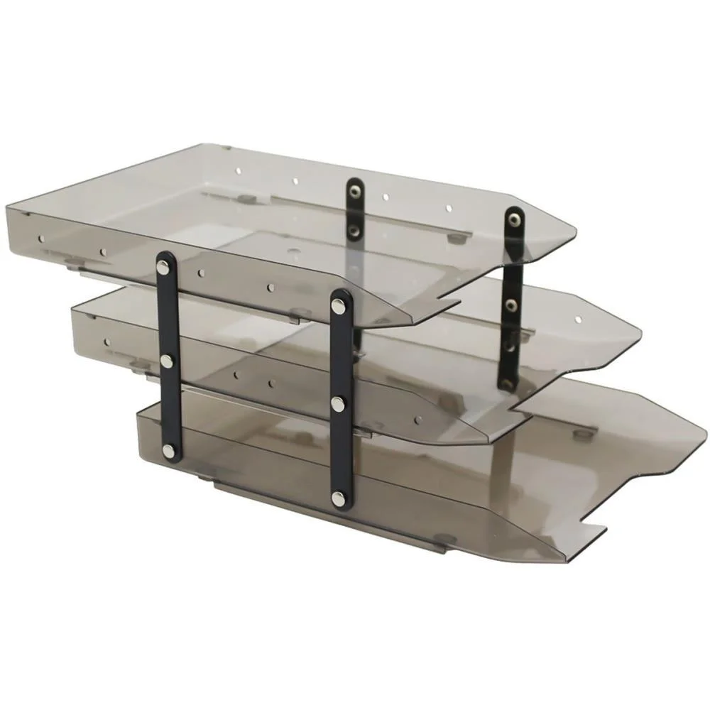Caixa Correspondencia Tripla Slim Movel Fume Selada Maxcril (Unidade) - imagem 3