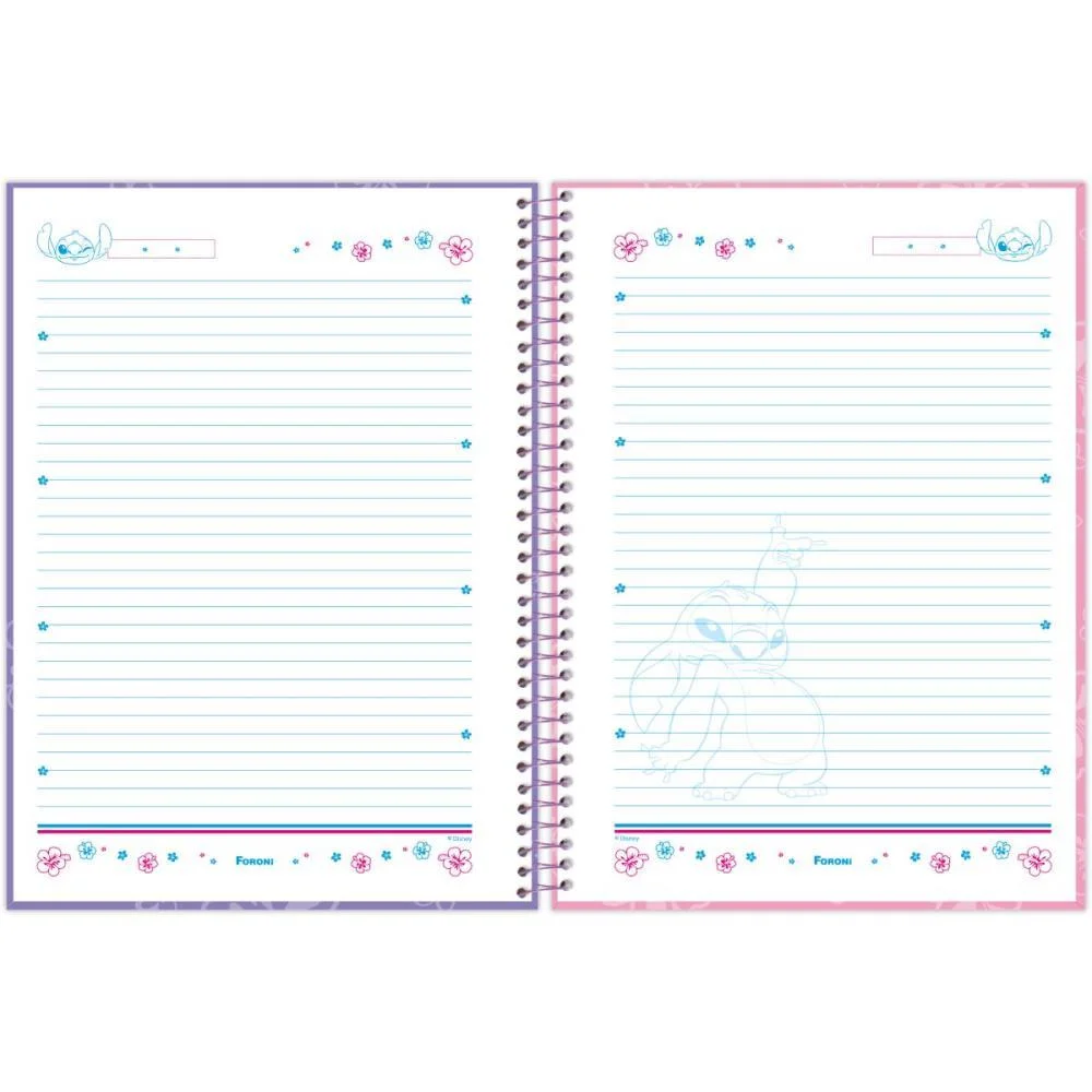 Caderno 15X1 Capa Dura Stitch 240F Foroni (Pct.c/02) - imagem 11