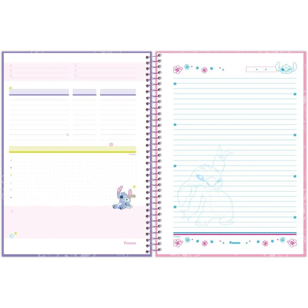 Caderno 15X1 Capa Dura Stitch 240F Foroni (Pct.c/02) - imagem 13