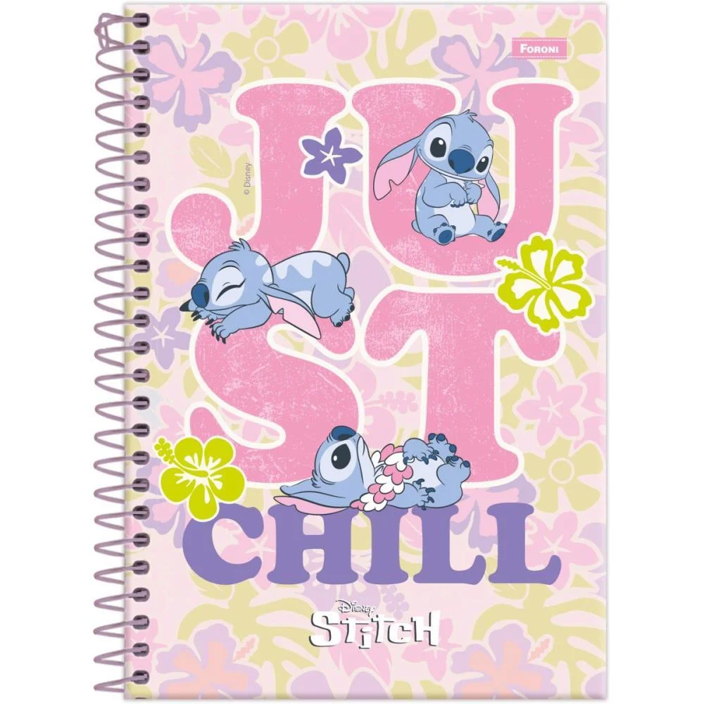 Caderno Espiral 1/4 Capa Dura Stitch 80F Foroni (Pct.c/05) - imagem 2