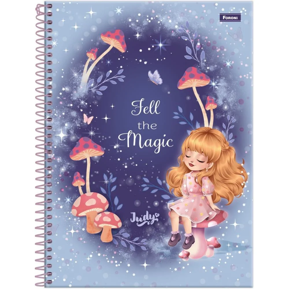 Caderno 01X1 Capa Dura Judy 80F Foroni (Pct.c/04) - imagem 4