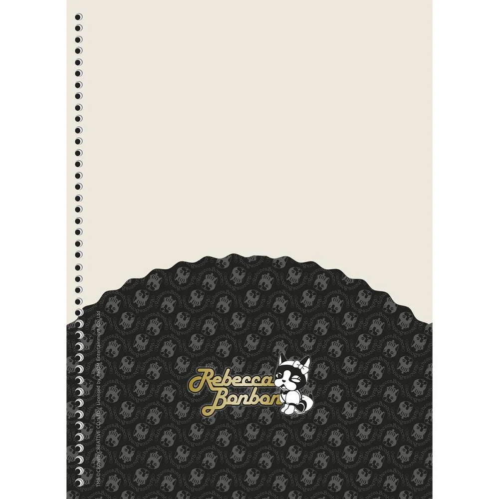 Caderno 01X1 Capa Dura Rebeca Bonbon 80F Animativa (Pct.c/04) - imagem 4