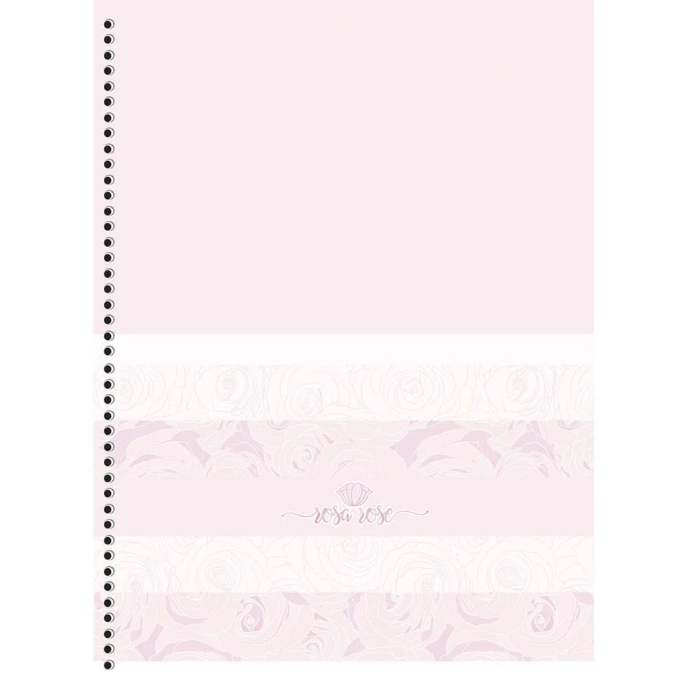 Caderno 15X1 Capa Dura Rosa Rose 240F Animativa (Pct.c/02) - imagem 5