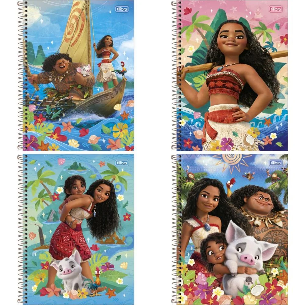 Caderno 01X1 Capa Dura Moana 80Fls Tilibra (Pct.c/04) - imagem 2