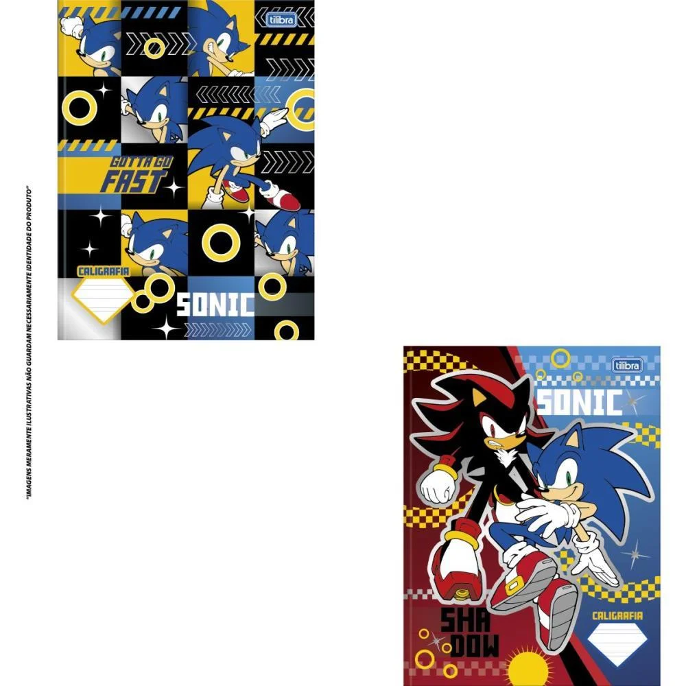 Caderno Caligrafia Capa Dura Sonic 40Fls Brochura Vertical Tilibra (Pct.c/05) - imagem 2