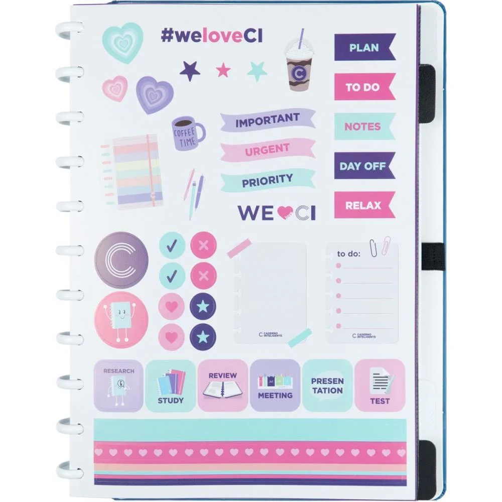 Caderno Inteligente Grande Deep Blue 80Fls 215X280Mm Caderno Inteligente (Unidade) - imagem 4