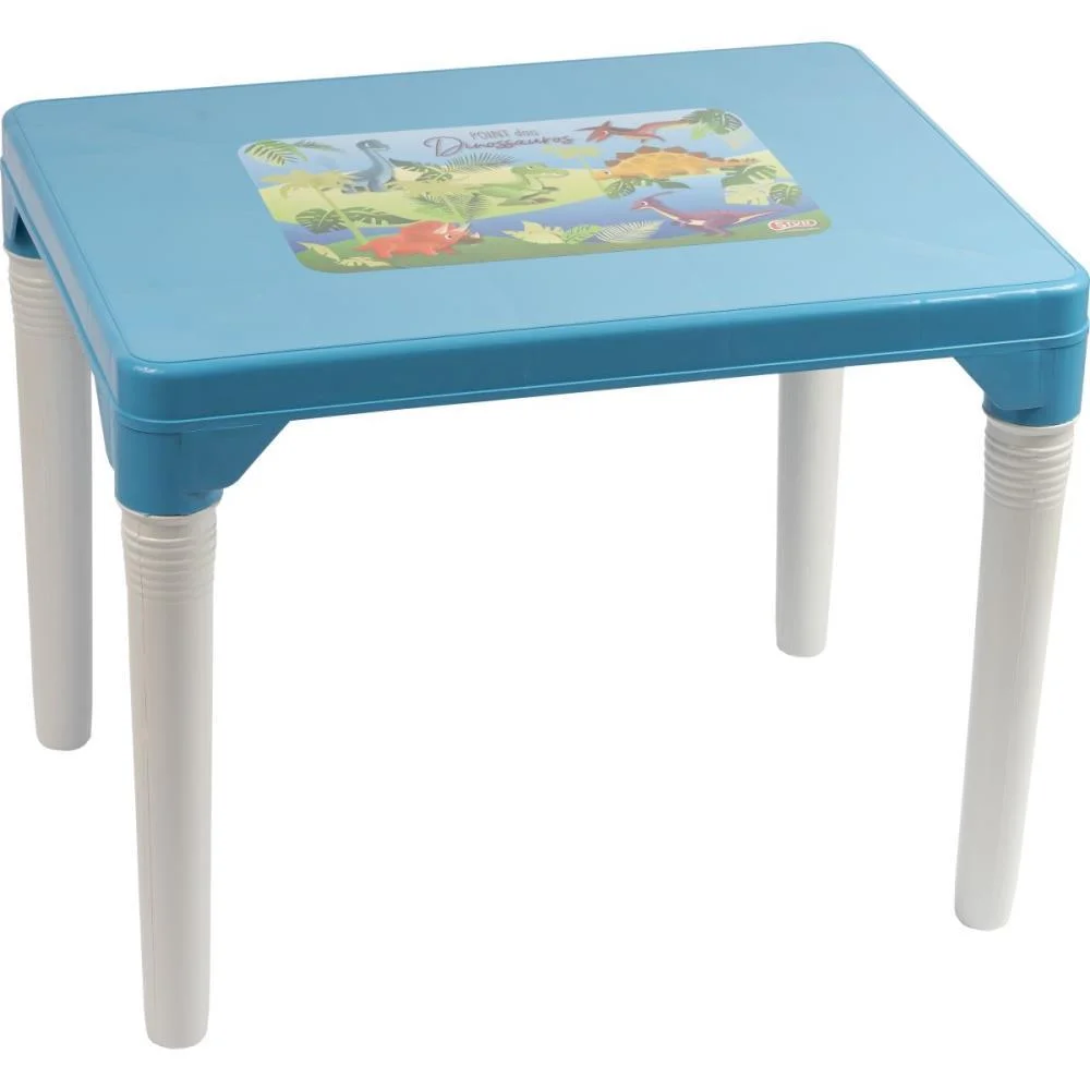 Mesinha/Cadeira Dinossauro Mesa C/Cadeira Azul Styll Baby - imagem 4