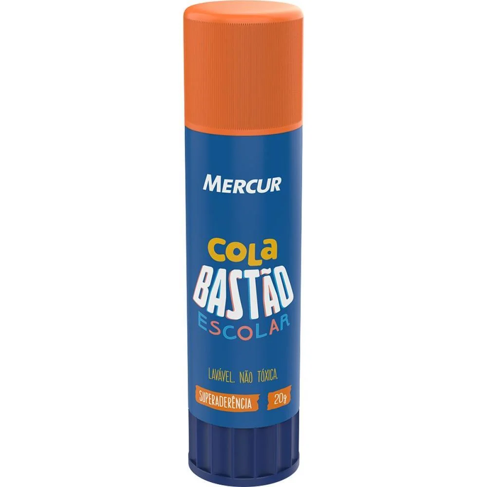 Cola Em Bastao Escolar 20G Mercur (Pct.c/06) - imagem 4