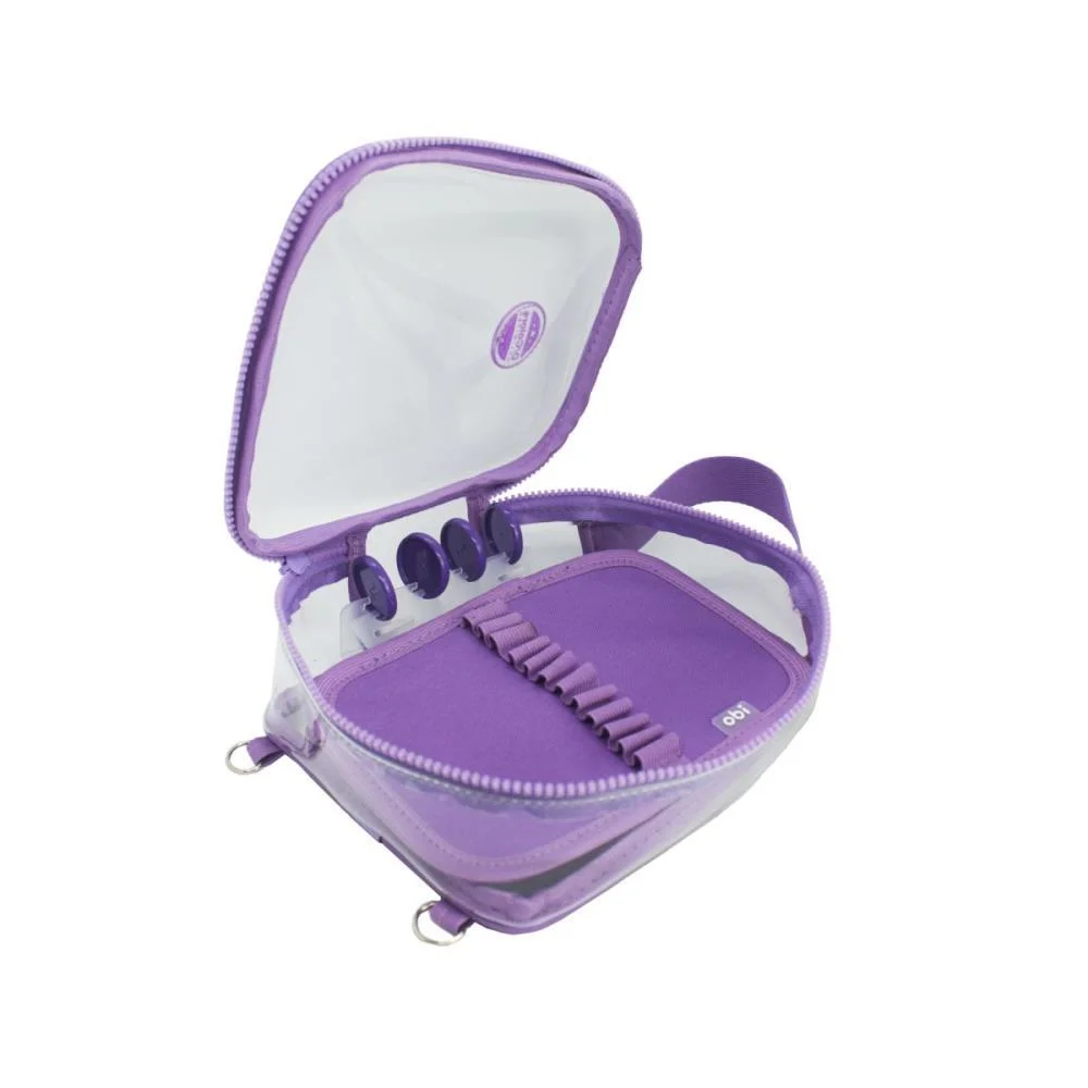 Estojo Box Versatil Cristal Lilas Obi Do Brasil (Unidade) - imagem 5