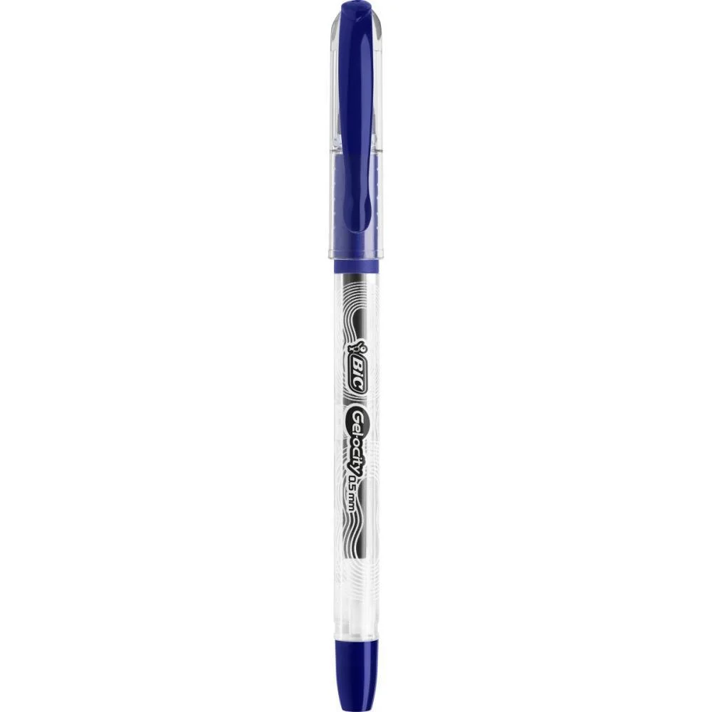 Caneta Gel Bic Gelocity Azul Bic (Cx.c/12) - imagem 4