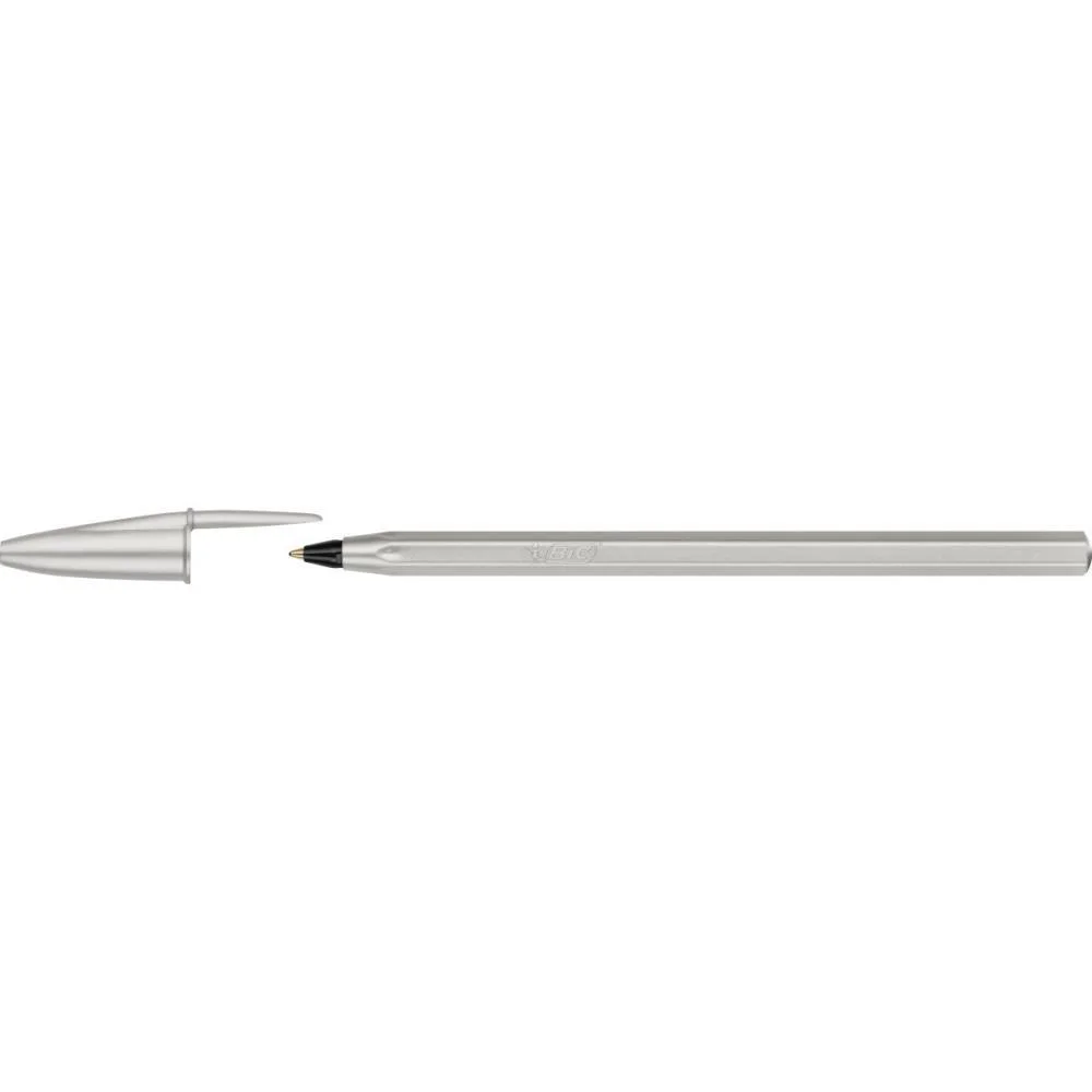 Caneta Esferografica Cristal Mate Ouro/Prata Bic (Bl.c/02) - imagem 4